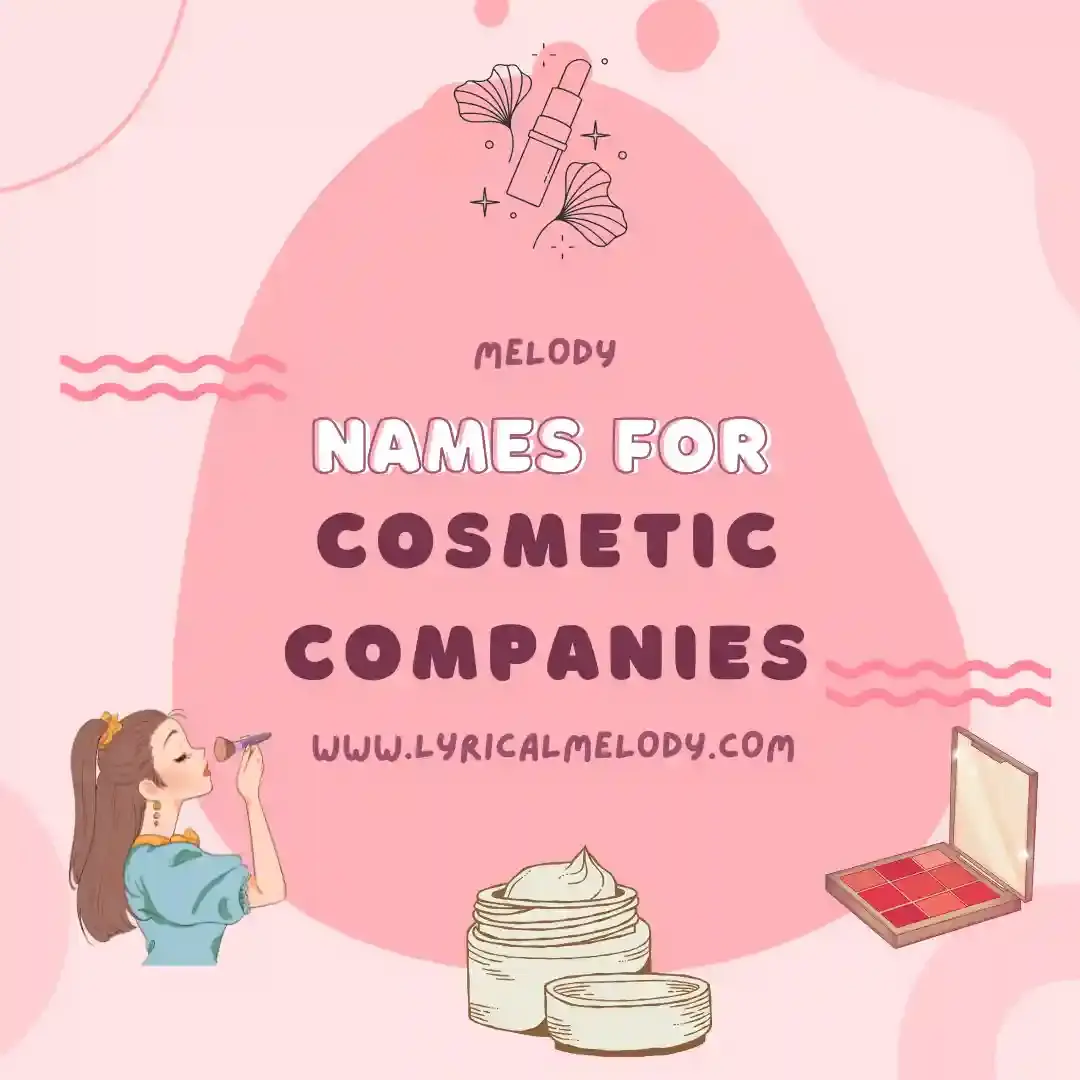 200 Names For Cosmetic Companies