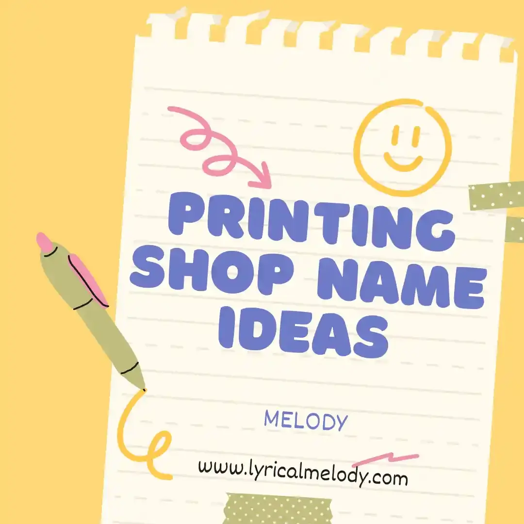 200 Printing Shop Name Ideas